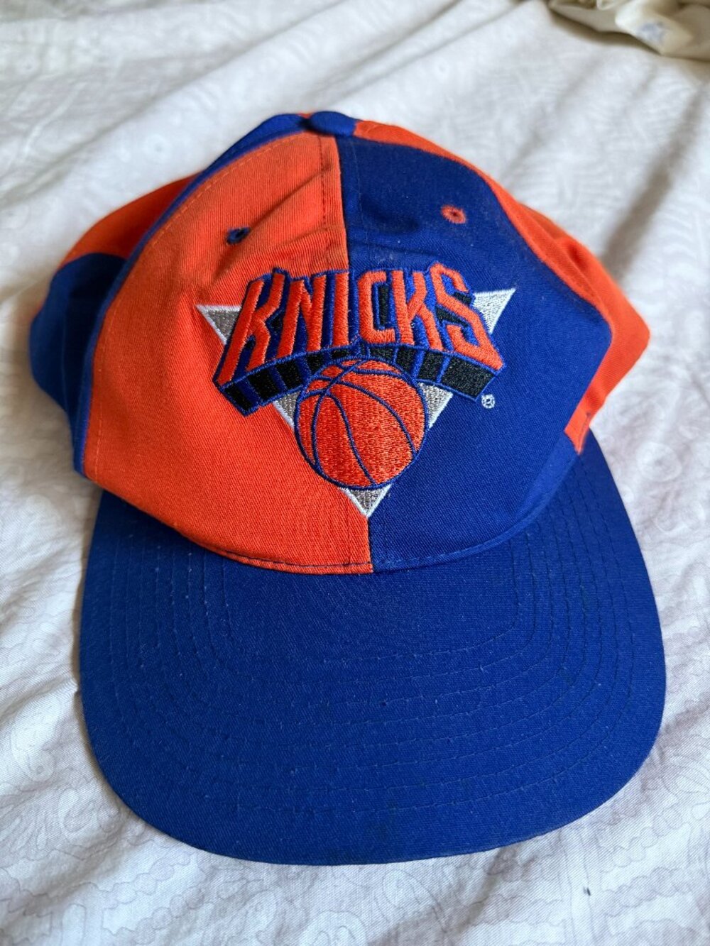 New York Knicks AJD Snapback Hat Vintage Billie Eilish NOT Starter